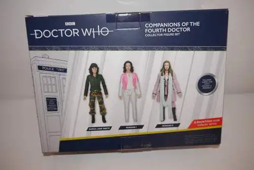 BBC Doctor Who 3er-Pack Companions of the Fourth Doctors 14 cm OAC