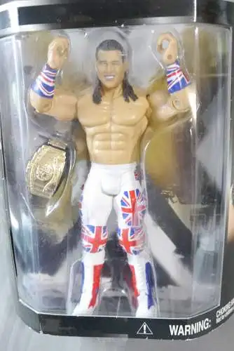 WWE Classic Super Stars Britrish Bulldog   Actionfigur Jakks  K2