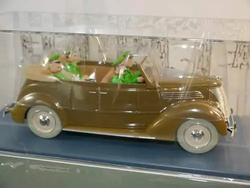 TIM & STRUPPI Tintin  Ford convertible 1937 Modellauto 29950 Moulinsart 1/24 L 