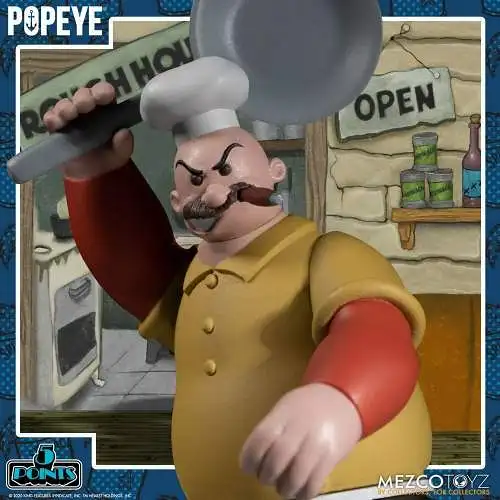 Popeye 5 Points  Deluxe Box Set  Actionfiguren 9 cm Mezco KAE