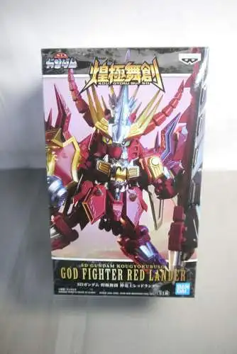 SD Gundam Red Lancer PVC Statue 9 cm Banpresto Bandai KBC