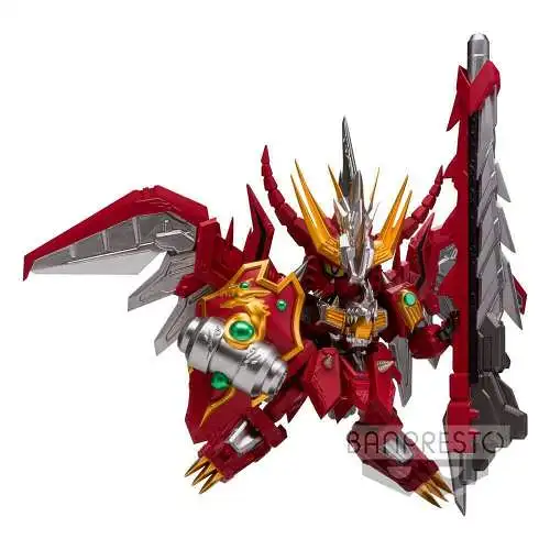 SD Gundam Red Lancer PVC Statue 9 cm Banpresto Bandai KBC