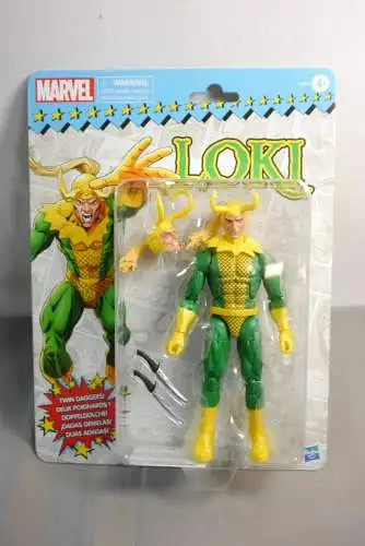 Marvel Legends Retro Collection  2022 Loki  Figuren 15 cm Hasbro KBF