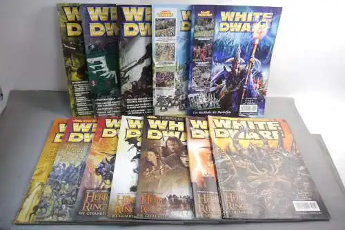 White Dwarf komplettes Jahr 2002 Nr. 73-84 Tabletop Games Workshop Magazin B5