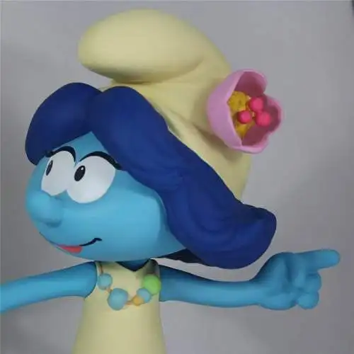 SCHLÜMPFE Smurfs Schlumpfine mit Schlumpfette 28cm Figuren Duo Puppy 755352