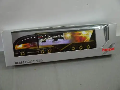 HERPA Exclusive LKW Weihnachten 2002 Merry Christmas Modellauto 1:87 K22