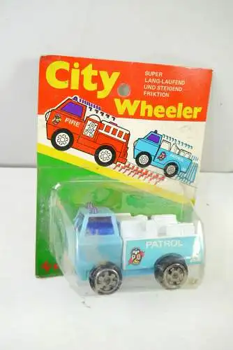 ROXY 321 City Wheeler Patrol Spielzeug Auto Friktion HONG KONG 70er (K20)