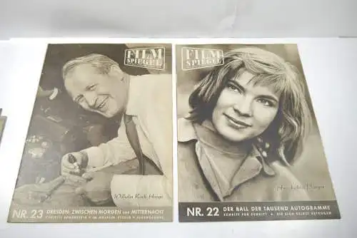 Film Spiegel 7 Hefte 1957 + 1959 Magazin Zeitung  Zustand : 2  MF13