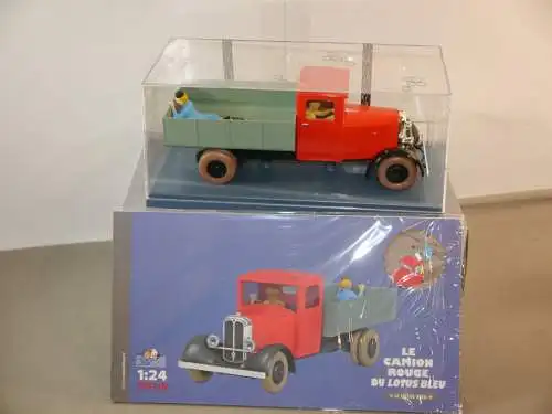 TIM & STRUPPI Tintin roter LKW Modellauto 29949 Moulinsart 1/24 