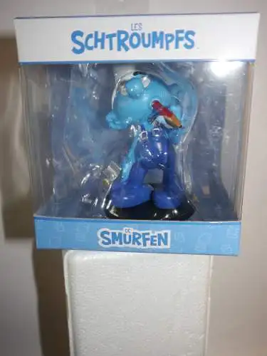 SCHLÜMPFE Schlumpf  Smurfs Bastelschlumpf 11cm Blue Resin Puppy 700110  KBB