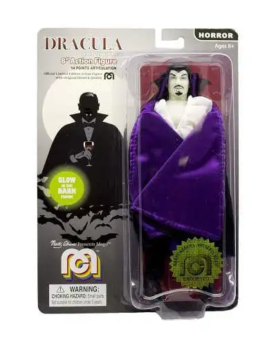 Dracula (Glow in the Dark) 20 cm Mego 2018 Retro Neu (KA)L*  