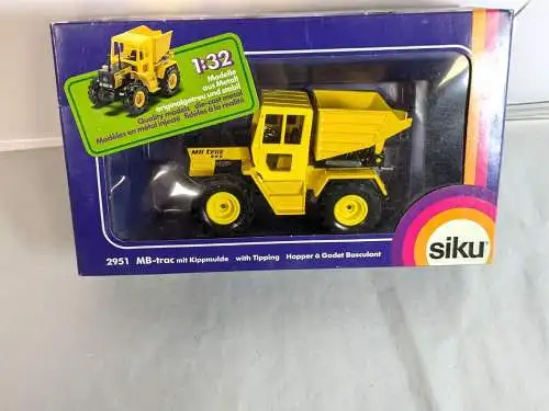 Siku 2951 MB-trac mit Kippmulde  die-cast 1/32 mit ovp F29