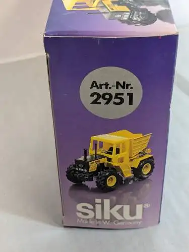 Siku 2951 MB-trac mit Kippmulde  die-cast 1/32 mit ovp F29