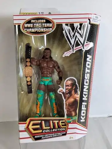 WWE  #17 Kofi Kingston  ca. 17cm Mattel W6537 K37