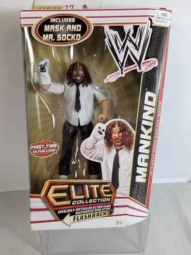 WWE Elite #17 Mankind Actionfigur Mattel Y4746   K33