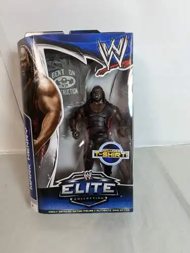 WWE Elite #26 Mark Henry inc. T-Shirt  Actionfigur Mattel  BHJ85   K32