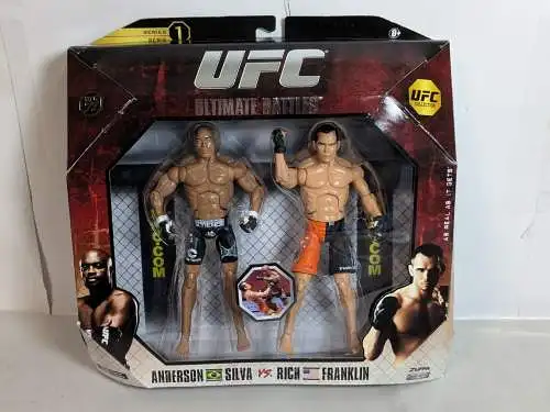 UFC Ultimate Battles Anderson Silva vs. Rich Franklin OVP Jakks   K11