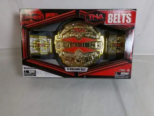 TNA Wrestling Championship Belts X-Division Belt Gürtel Jakks  F13