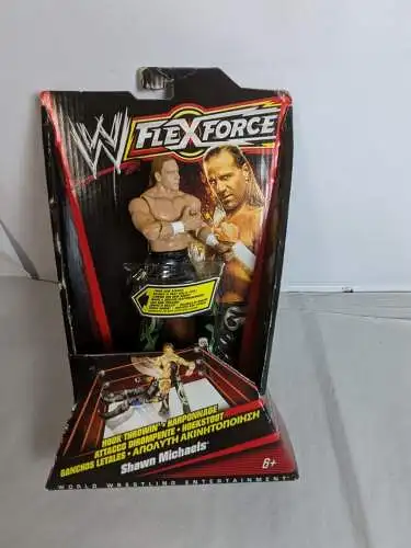 WWE  Flex Force Shawn Michaels   Actionfigur Mattel P9520 K27