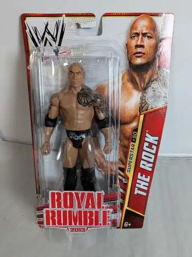 WWE #50  The Rock Royal Rumble 2013 ca. 17cm  Actionfigur Mattel X9819 K9