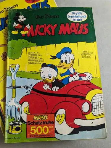 Micky Maus 1969 Nr. 1-52 Z : 1- 3   Ehapa B12