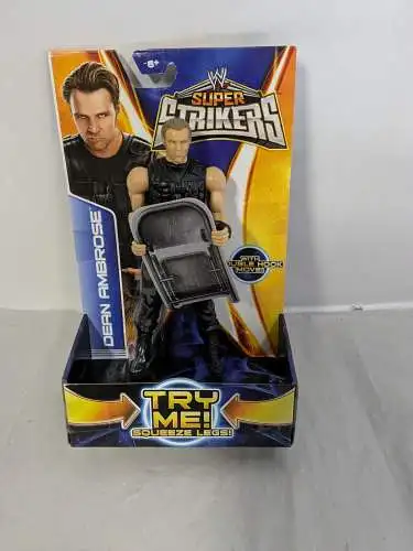 WWE Dean Ambrose Super Strikers  Actionfigur Mattel BJM97  K23