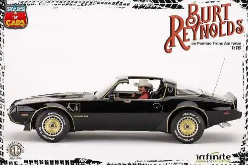 Burt Reynolds on pontiac Modellcar  1/18 resin   Infinite Statue