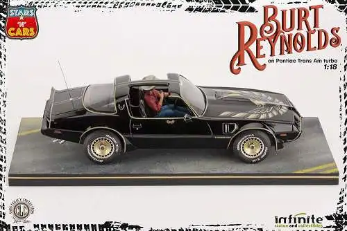 Burt Reynolds on pontiac Modellcar  1/18 resin   Infinite Statue