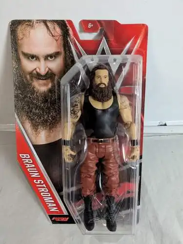 WWE Braun Stroman RAW ca. 17cm  Actionfigur Matte DJR60 K26