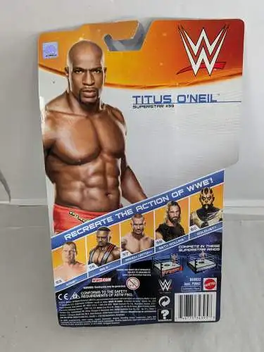 WWE #59 Titus O´Neil Actionfigur Mattel BHM32 K1