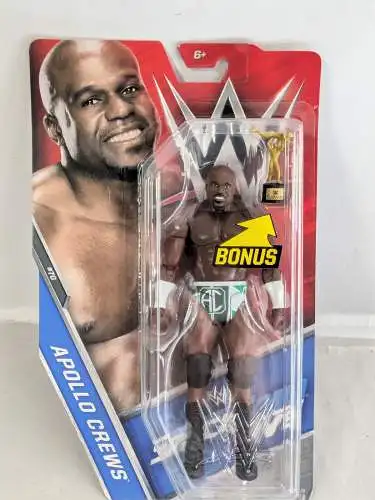 WWE #70  Apollo Crews  Actionfigur Mattel DXF79  K1