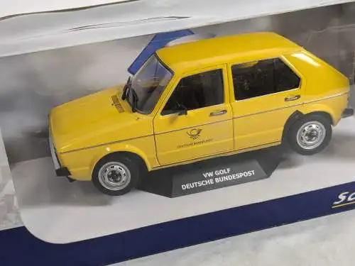 Solido  VW Golf deutsche Post gelb   1/18 in  OVP  F6