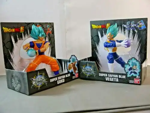 Dragon Ball Kamehameha  Super Saiyan Blue Vegeta + Goku  Bandai KBR