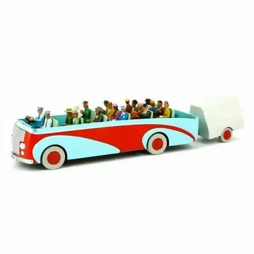 Tintin Tim und Struppi Swissair Bus L´ autobus de la Swissair 14cm  29581