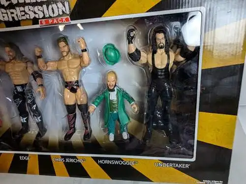 Wrestling WWE Ruthless Aggression 6er Set  Orton Mysterio Edge Jericho Jakks  F2