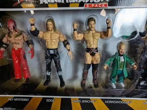 Wrestling WWE Ruthless Aggression 6er Set  Orton Mysterio Edge Jericho Jakks  F2