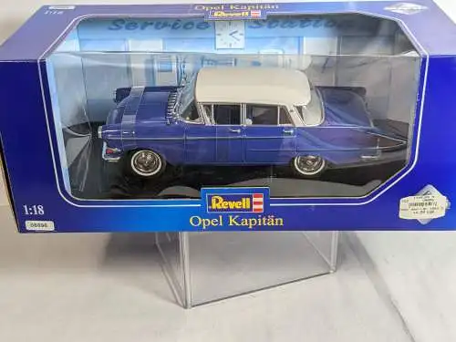 Revell 08896 Opel Kapitän in blau / weiß    1/18 mit OVP  F2