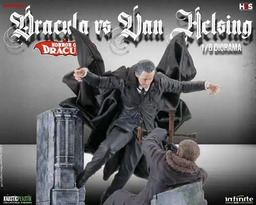 Horror of dracula - dracula vs van helsing 1/6 diorama   Infinite Statue