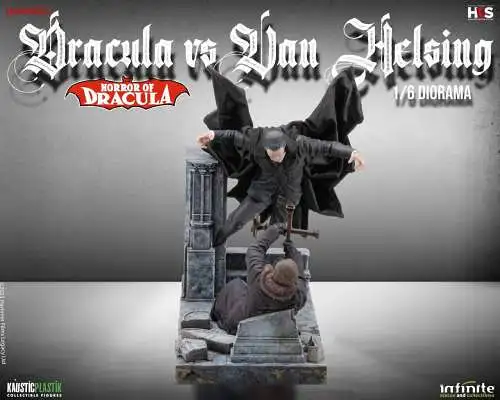 Horror of dracula - dracula vs van helsing 1/6 diorama   Infinite Statue