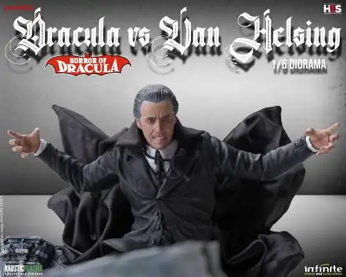 Horror of dracula - dracula vs van helsing 1/6 diorama   Infinite Statue