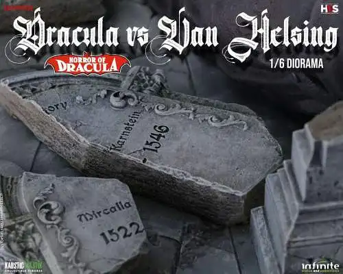 Horror of dracula - dracula vs van helsing 1/6 diorama   Infinite Statue