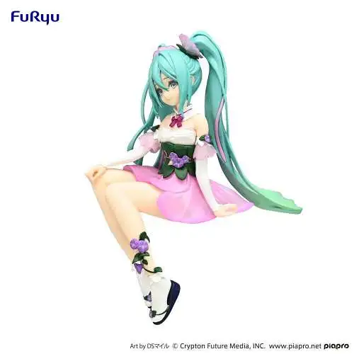 Furyu Hatsune Miku Noodle Stopper Flower Fairy Morning Glory Pink Color Ver.  2D