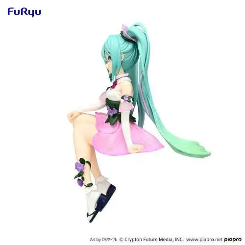 Furyu Hatsune Miku Noodle Stopper Flower Fairy Morning Glory Pink Color Ver.  2D