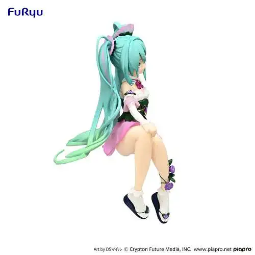 Furyu Hatsune Miku Noodle Stopper Flower Fairy Morning Glory Pink Color Ver.  2D