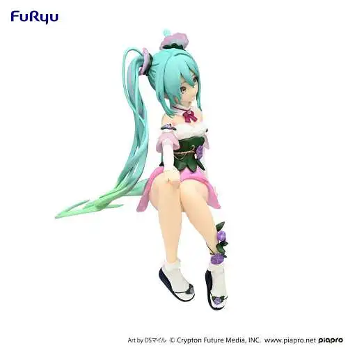 Furyu Hatsune Miku Noodle Stopper Flower Fairy Morning Glory Pink Color Ver.  2D