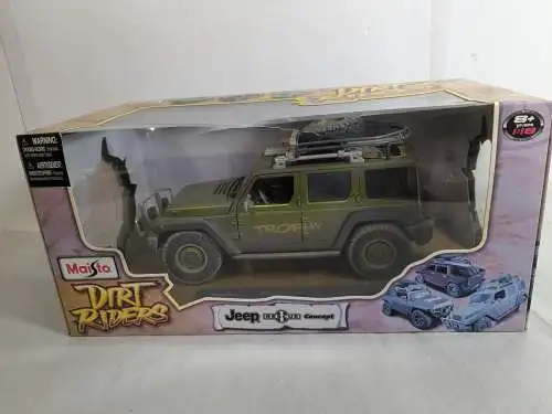 Jeep Rescue Concept Trophy grün 1/18 Dirt Riders  Maisto  F6