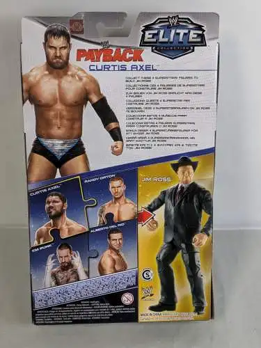 WWE Elite  Curtis Axel   Actionfigur Mattel BHV410 K5