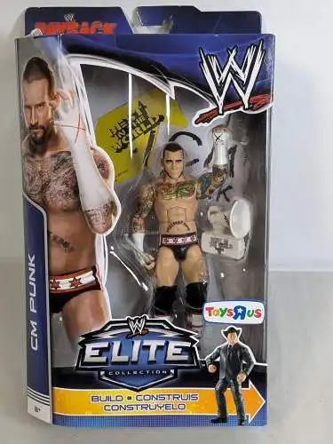 WWE Elite CM Punk   Actionfigur Mattel BHV41 K5