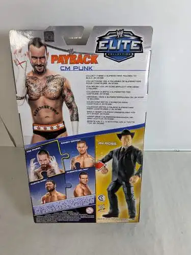 WWE Elite CM Punk   Actionfigur Mattel BHV41 K5