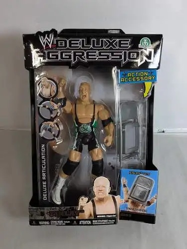 WWE Deluxe Aggression Finlay Actionfigur 18cm Jakks    K11